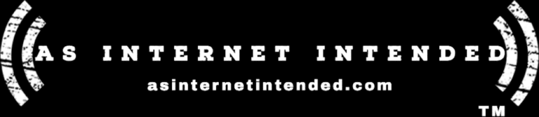 As Internet Intende Black Logo